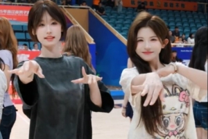 浙江啦啦队晒舞蹈视频：赛前拍个小舞蹈 一起娱乐下哈